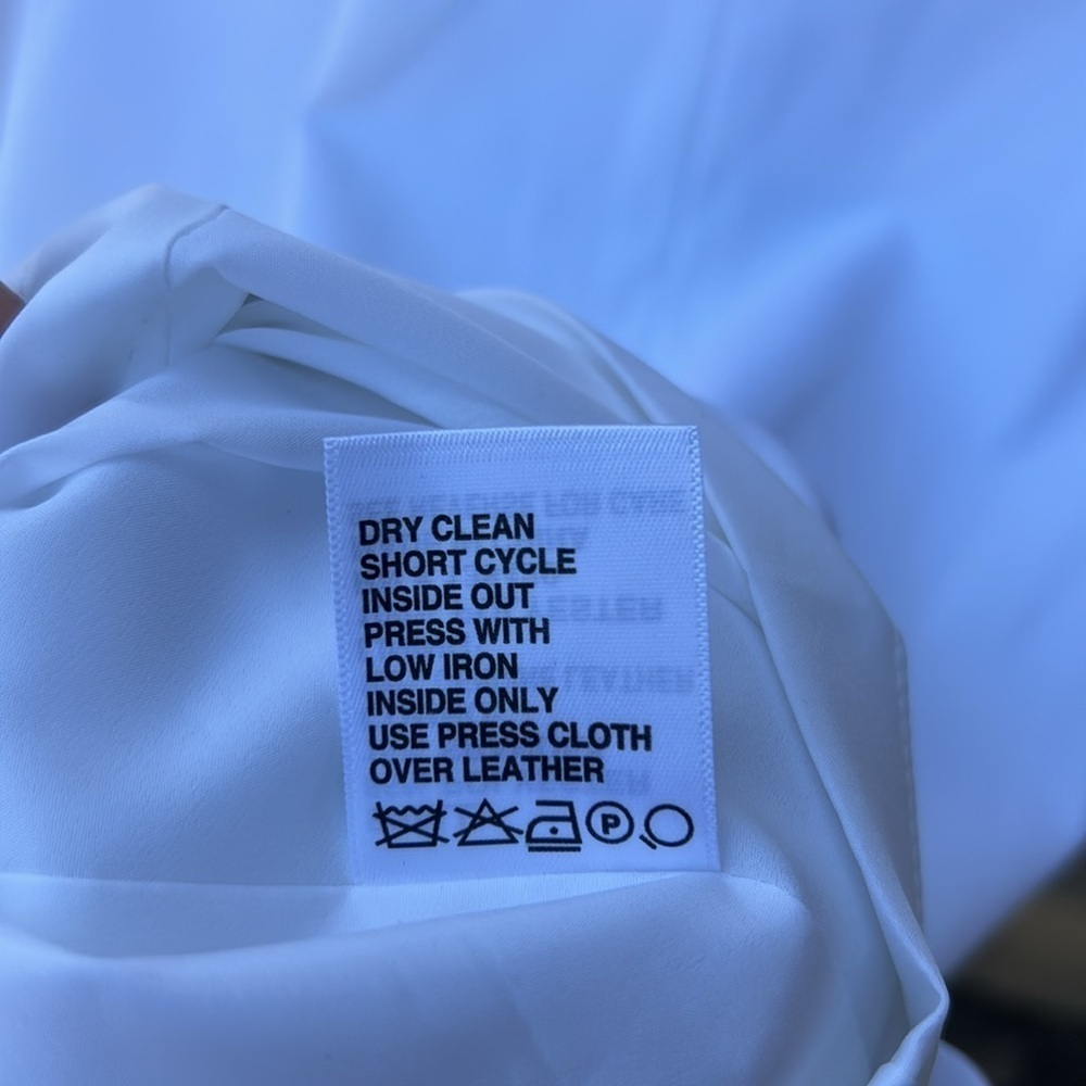 NWT Etcetera White Sleeveless Dress Wedding Bridal Shower Sheath Dress Size 4 - Picture 7 of 10